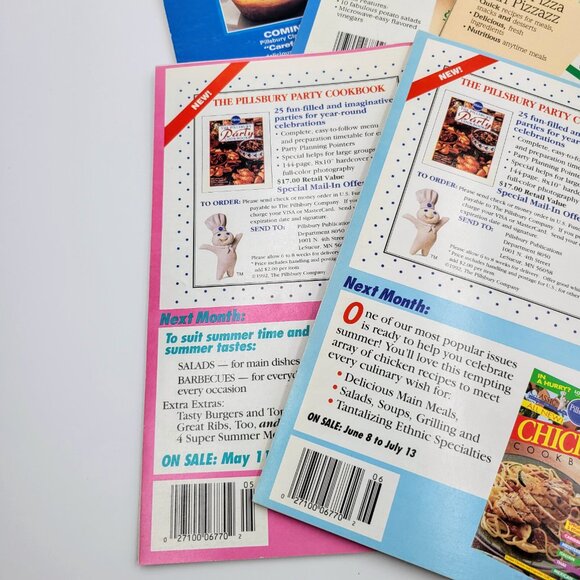 Pillsbury Cookbooks Lot Of 5 1988 1993 Bake-Off BBQ Party Summer Recipe Cooking - Picture 6 of 15